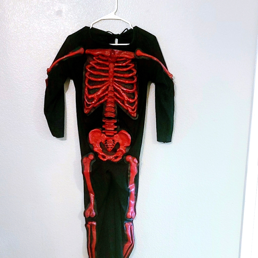 RARE Easter Unlimited Tall Red Blood Skeleton for